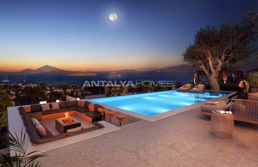 Houses With Private Pool And Unique Sea Views In Bodrum