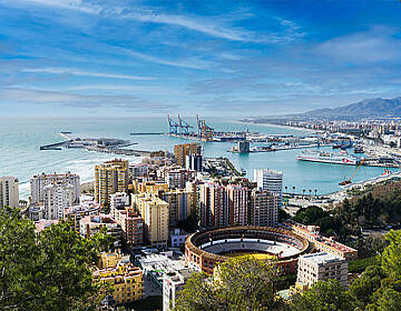 Evolution of a Vibrant Coastal City: Málaga, Spain