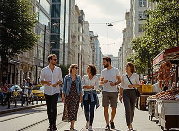 Führenden Stadt Der Türkei Istanbuls Für Ausländische Einwohner