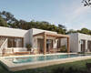 Modernas Casas Mediterráneas Con Piscina En Benissa Alicante