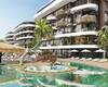 Modern Lägenheter Med Utsikt Över Medelhavet I Alanya Kestel