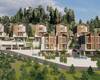 Detached Houses with Sea Views and Pools in Alanya Tepe 1