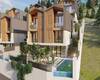 Fristående Hus Med Havsutsikt Och Pooler I Alanya Tepe 8