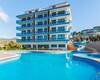 Furnished Investment Apartment with Sea View in Kargicak Alanya