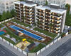 Easy-pay Apartments in a Project in Antalya Aksu
