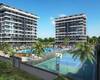 Lägenheter Med Panoramautsikt I Ett Hotellkonceptprojekt I Alanya