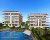 Sea View Flats in a Complex with Social Facilities in Kestel