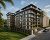 Apartments with Shared Pool Near the Beach in Alanya Center 1