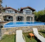 Detached Sea-view House with Private Beach in Kalkan Antalya