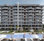 Квартиры с 1 и 2 спальнями и бассейном в Анталии, Алтынташ