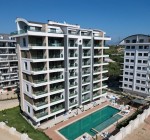 Lägenheter I Ett Komplex Nära Havet I Alanya Avsallar