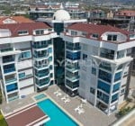 Alanya Kestel'de Denize 80 M Mesafede Eşyalı Daire