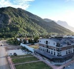Flat in a Project with Pool and Parking in Konyaaltı