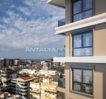 شقق في مجمع سكني على بُعد 500 متر من البحر في ألانيا محمودلار