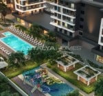 آپارتمان‌های ۱ و ۳ خوابه در مجتمعی با استخر در آلتینتاش