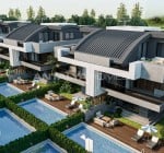 4-schlafzimmer-triplexhaus Mit Pool Und Garten In Belek