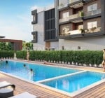 2-slaapkamer Appartementen In Complex Met Zwembad In Altıntaş