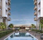 Apartments in a Complex with Pool and Security in Kepez Antalya
