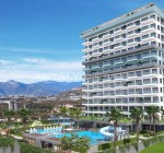 Квартира с 1 спальней у моря в районе Махмутлар в Алании