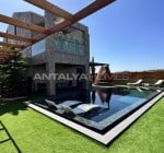 ویلای دوبلکس یک خوابه با استخر و باغ در آنتالیا کادریه