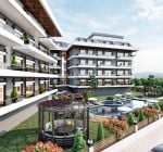 Appartements Avec De Nombreux Équipements Communs À Alanya Turquie