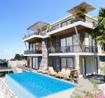 فيلا أنيقة مع مسبح خاص وإطلالة على البحر في فتحية