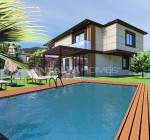 Muğla Esentepe'de Havuzlu 4 Yatak Odalı İkiz Evler