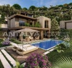 Huizen Met Zwembad In Een Complex Met Toegang Tot Het Strand In Bodrum