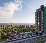 Квартиры с видом на море на продажу в Мерсине, Тедже