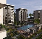 آپارتمان‌های کاملاً نوساز با استخر عمومی در مرسین