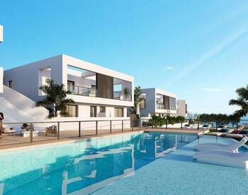Costa Del Sol Mijas'ta Özel Bahçeli Sıfır İkiz Villalar 1