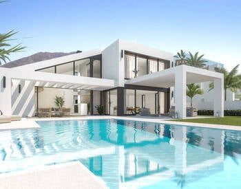 Huizen Met Privézwembad En Uitzicht Op Zee In Malaga Mijas 1