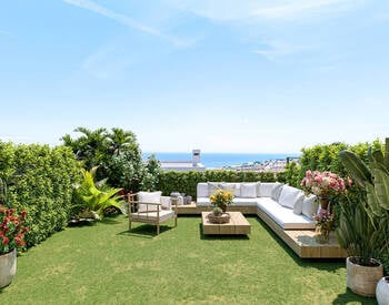 Sea View Townhouses Featuring Private Gardens in Mijas 3