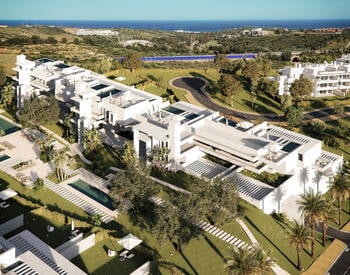 Stilvolle Neubauwohnungen In Einem Komplex Mit Pool In Casares 2