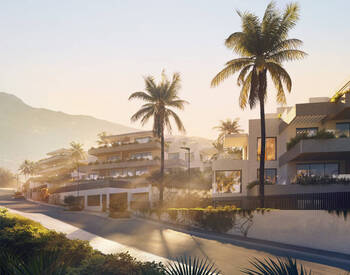 Fastigheter Med Havsutsikt I Ett Komplex Med Pool I Mijas Málaga 3