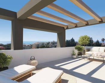 Mijas Málaga'da Kıyıya Yakın Güvenli Site İçinde Evler 2