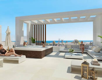 Mijas Málaga'da Kıyıya Yakın Güvenli Site İçinde Evler 3