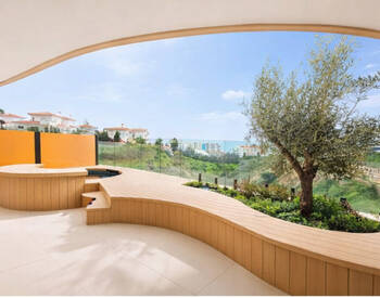 Квартира с видом на море и общим бассейном в Фуэнхироле 1