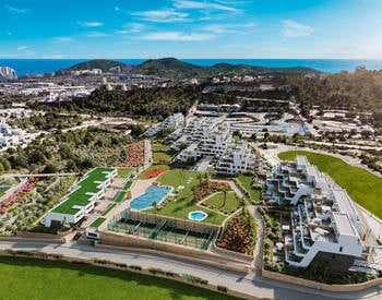 Alicante Finestrat’ta Site İçerisinde Deniz Manzaralı Lüks Daireler 1