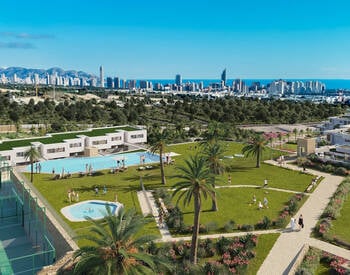 Alicante Finestrat’ta Site İçerisinde Deniz Manzaralı Lüks Daireler 3