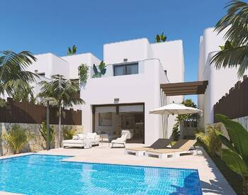 Detached Villas with Pool 900 M From the Beach in Mil Palmeras 1