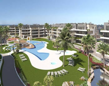 Orihuela'da Playa Flamenca'ya Yakın Kapsamlı Sitede Daireler 1