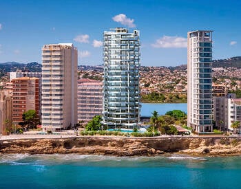 Alicante Calpe'de Havuzlu Sitede Denize Sıfır Daireler 2