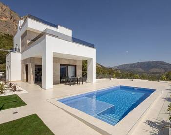 Eleganta Fristående Hus Med Pool I Polop Costa Blanca 1