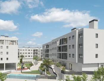 Alicante'de Havuzlu Projede Çevre Dostu Şık Daireler 2