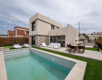 средиземноморские дома с видом на гольф и природу в Альгорфе 3