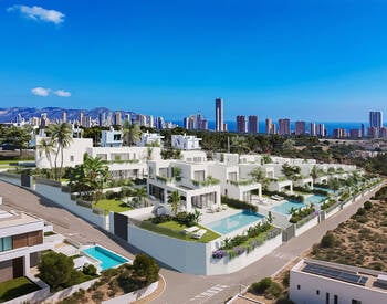 Alicante Finestrat'ta Havuzlu Deniz Manzaralı Villalar 3