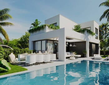 Alicante Finestrat'ta Havuzlu Deniz Manzaralı Villalar 2
