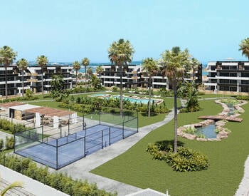 Torrevieja'da Ortak Havuzlu 2 Yatak Odalı Şık Daireler 3