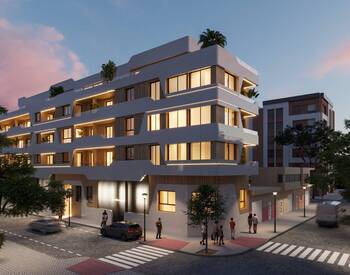 Alicante Santa Pola'da Plaja Yakın Havuzlu Sitede Daireler 2